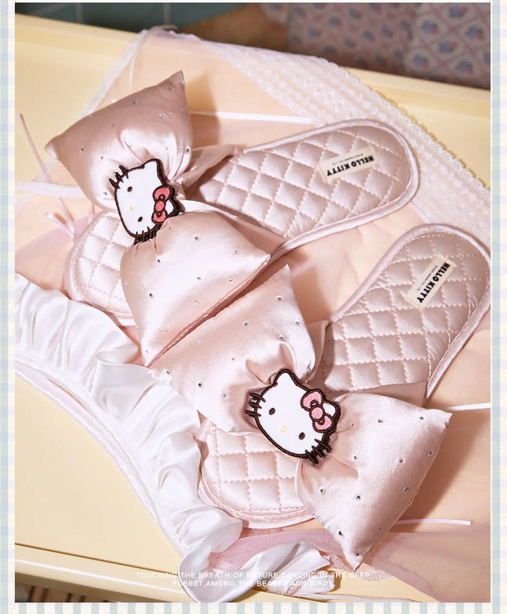 Hello Kitty pink cotton slippers Soft Jam Studio