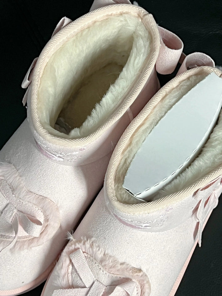 Back in stock: Pink Bow Boots- size: 37 Soft Jam Studio