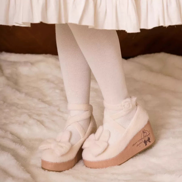 Rabbit Hole Doll Wedge Heels
