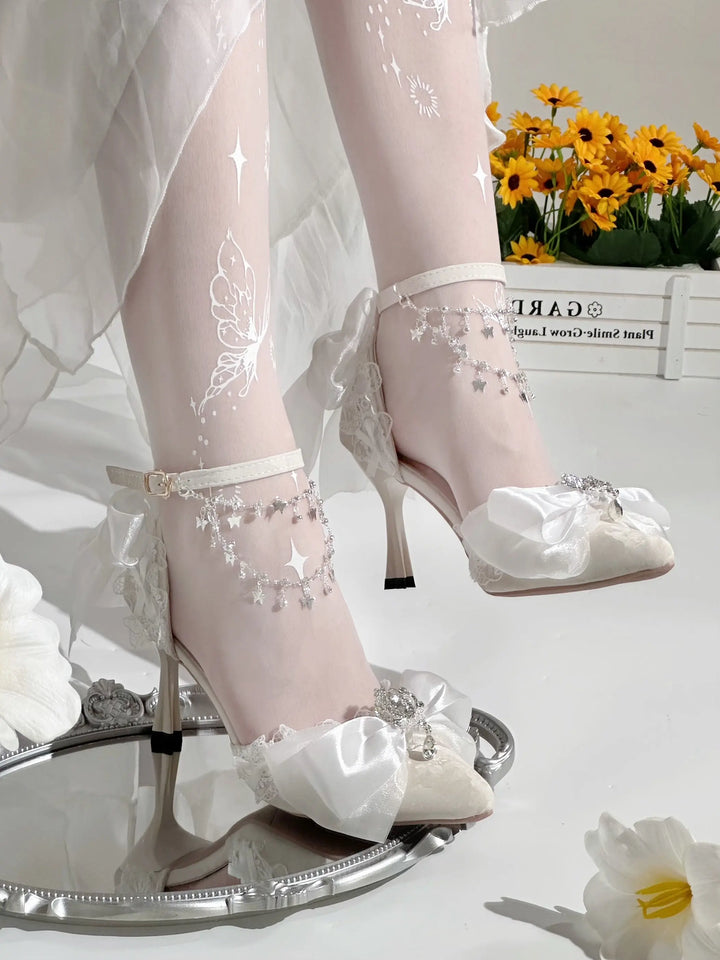 pink princess vintage style high heels Soft Jam Studio