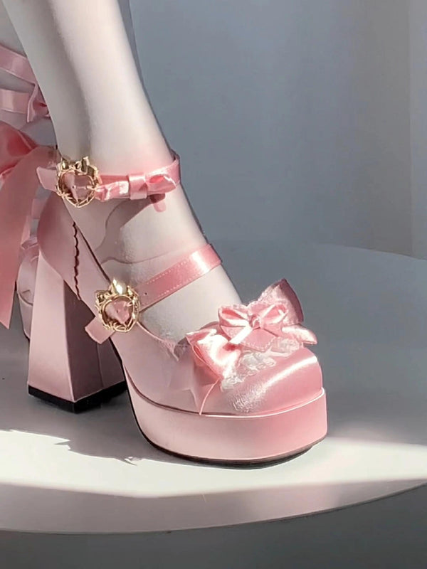 Princess style bow Mary Jane
