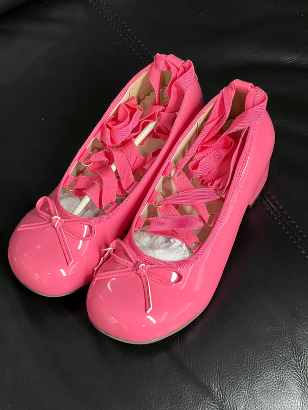 Back in stock: Pink Bow Shoes- size: 38 Soft Jam Studio