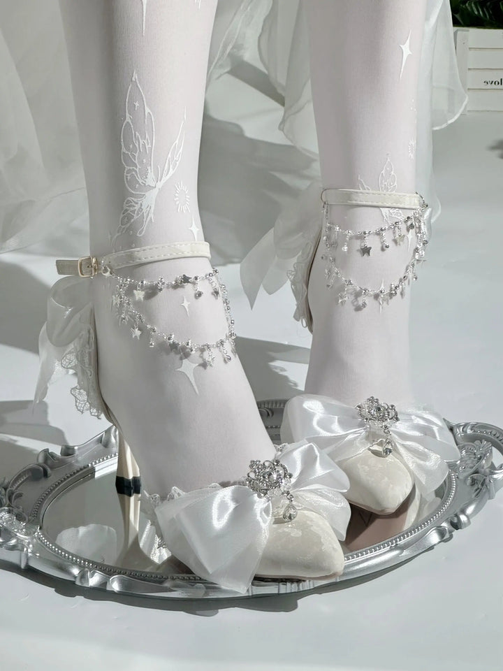 pink princess vintage style high heels Soft Jam Studio