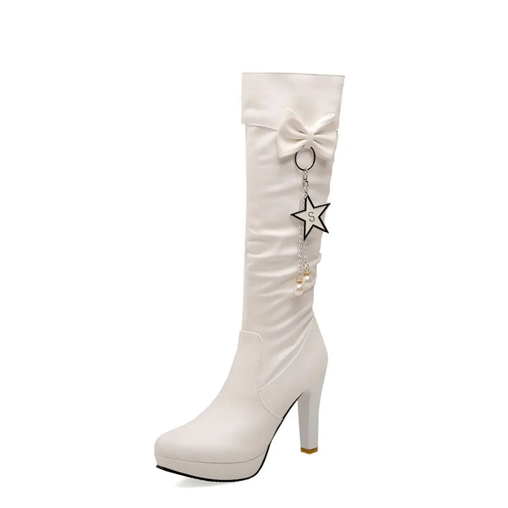 Pink versatile long boots Soft Jam Studio