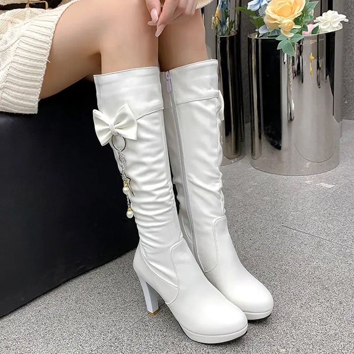 Pink versatile long boots Soft Jam Studio