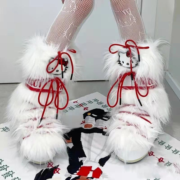 Cute Hello Kitty Snow Boots