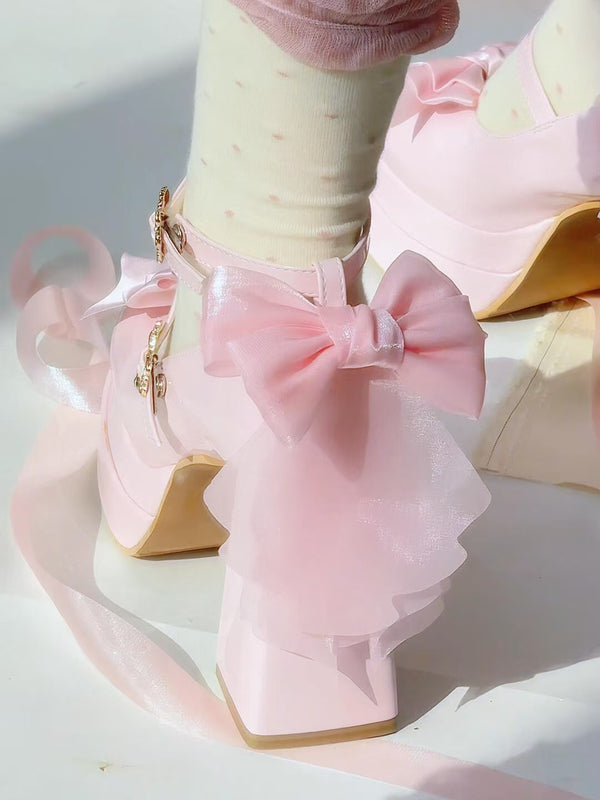 chunky lolita high heels