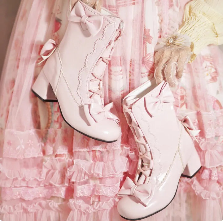Elegant original Lolita boots for autumn and winter Soft Jam Studio