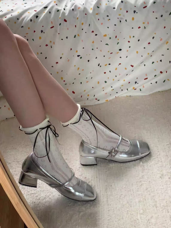 Summer Chunky  Mary Jane Shoes