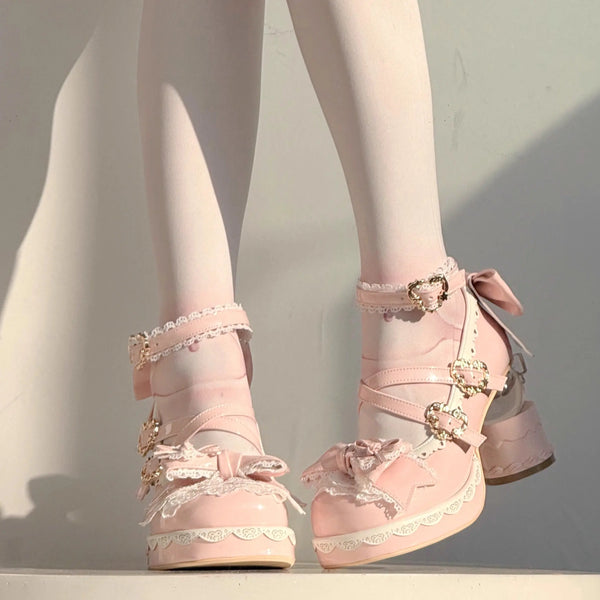 Crystal Ball High Heels