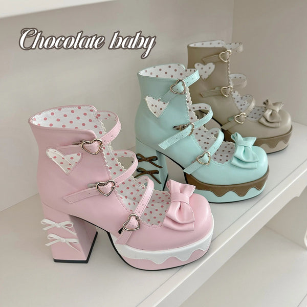 Chocolate Baby Mary Janes