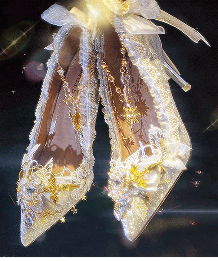 Sequined High Heels Soft Jam Studio